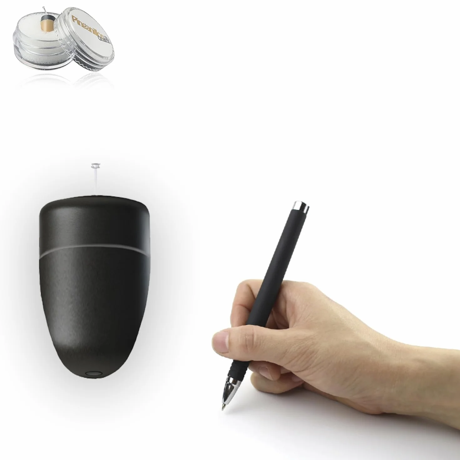 Pinganelli nascosti Pinganillo Esami Penna Bluetooth nascosta - Auricolare spia invisibile senza fili copia esame. (UltraMini)