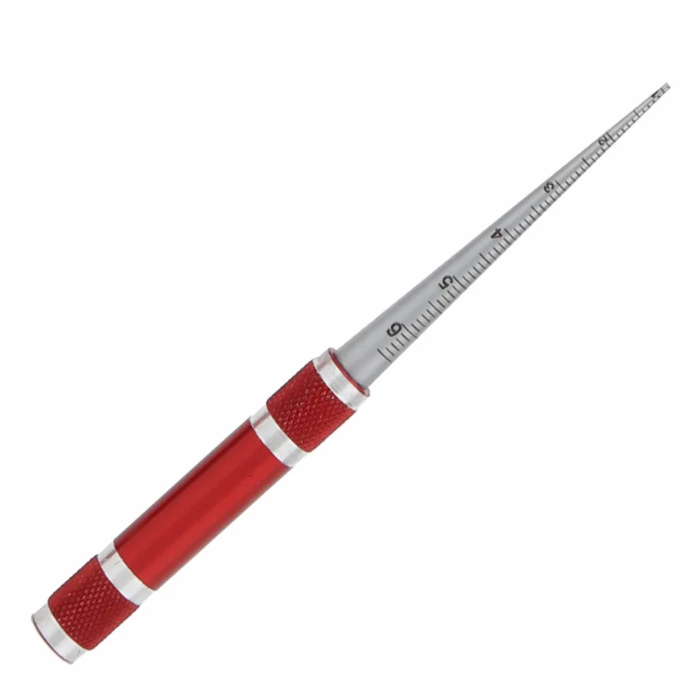 Strumento di Misurazione del Diametro Interno Conico in Acciaio Inossidabile Righello Conico assortimento di calibri conici per saldatura, test di saldatura, calibro conico, gap 1-6,5 mm