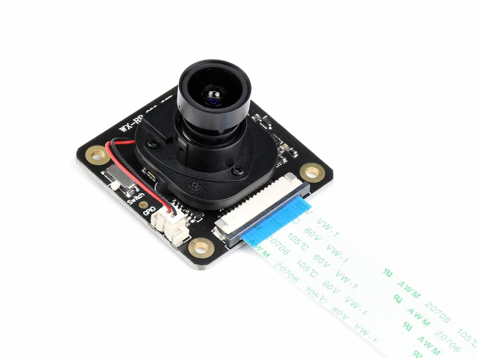 Waveshare Modulo fotocamera IMX290-83 IR-Cut compatibile con Raspberry Pi incorporato IR-Cut Supporta la visione notturna Supporta tutte le revisioni del sensore Pi 5 Megapixel OV5647