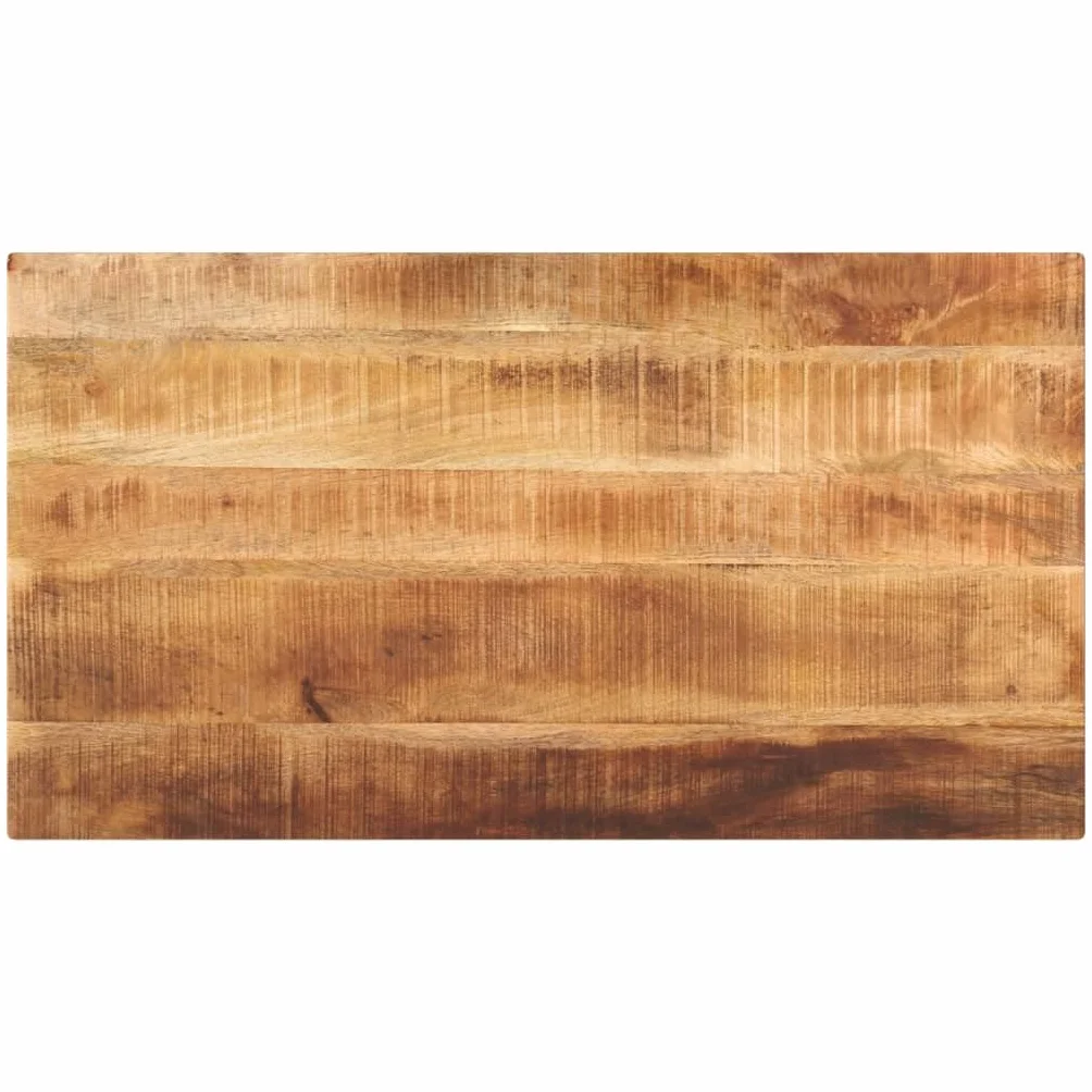 vidaXL Piano per Tavolo 110x50x2,5cm Rettangolare Legno Mango Grezzo, Piano per Tavolo Rettangolare, Piano Tavolo in Legno, Piano per Tavolo da Pranzo