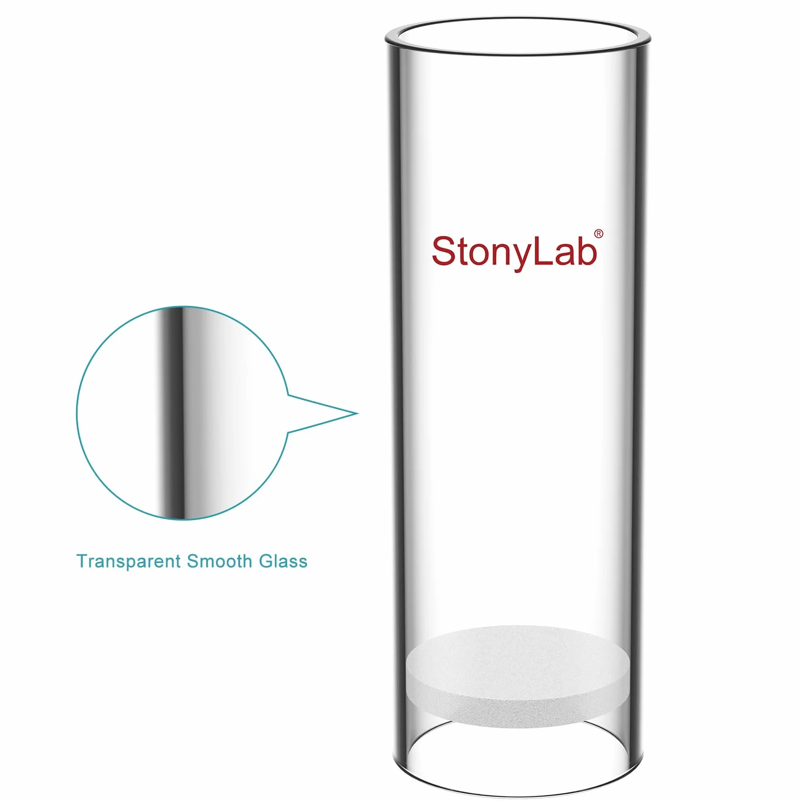 stonylab Ditale per Estrazione in Vetro, Media Porosità Ditale per Estrazione in Vetro Borosilicato con 30 mm DI 35 mm OD e 100 mm di Altezza per Apparato di Estrazione Soxhlet
