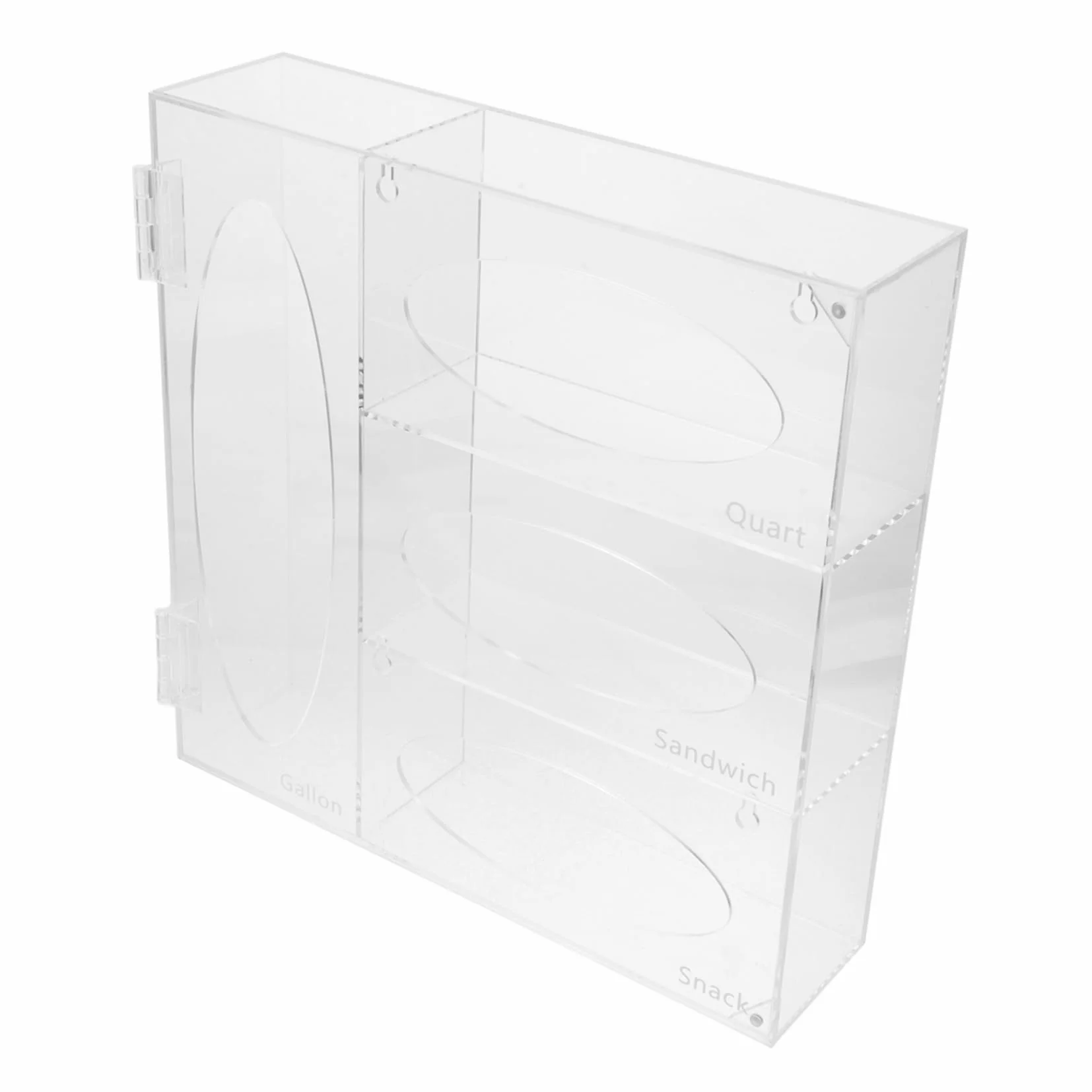 Hemobllo 1set Dispenser Da Parete Per Maschere e Guanti Trasparente Supporto Organizzatore Multifunzionale Per Laboratori e Uffici Contenitore Pratico e Sicuro Per Maschere e Accessori