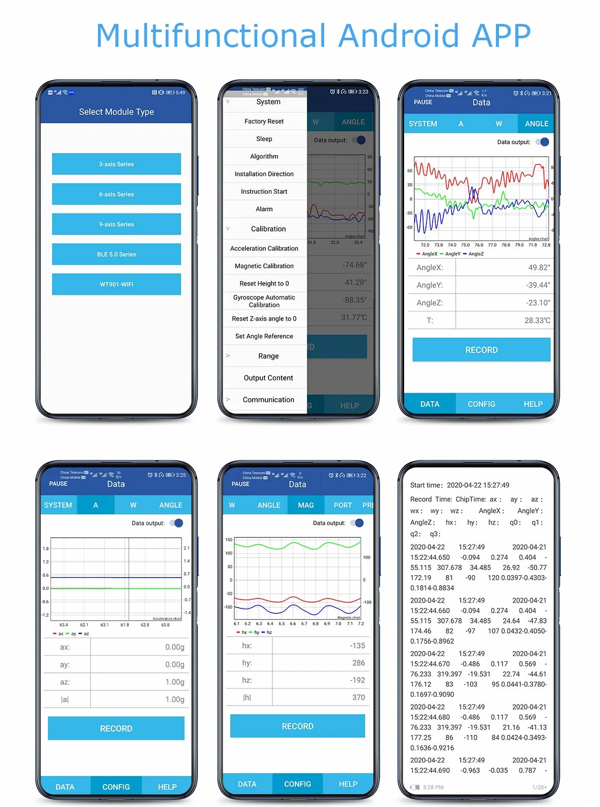 WitMotion WTGAHRS1 Inclinometro IMU AHRS ad alta stabilità a 10 assi, accelerazione ad alta precisione+giroscopio+angolo+magnete+pressione dell'aria+GPS, livello TTL, localizzatore di con antenna GPS
