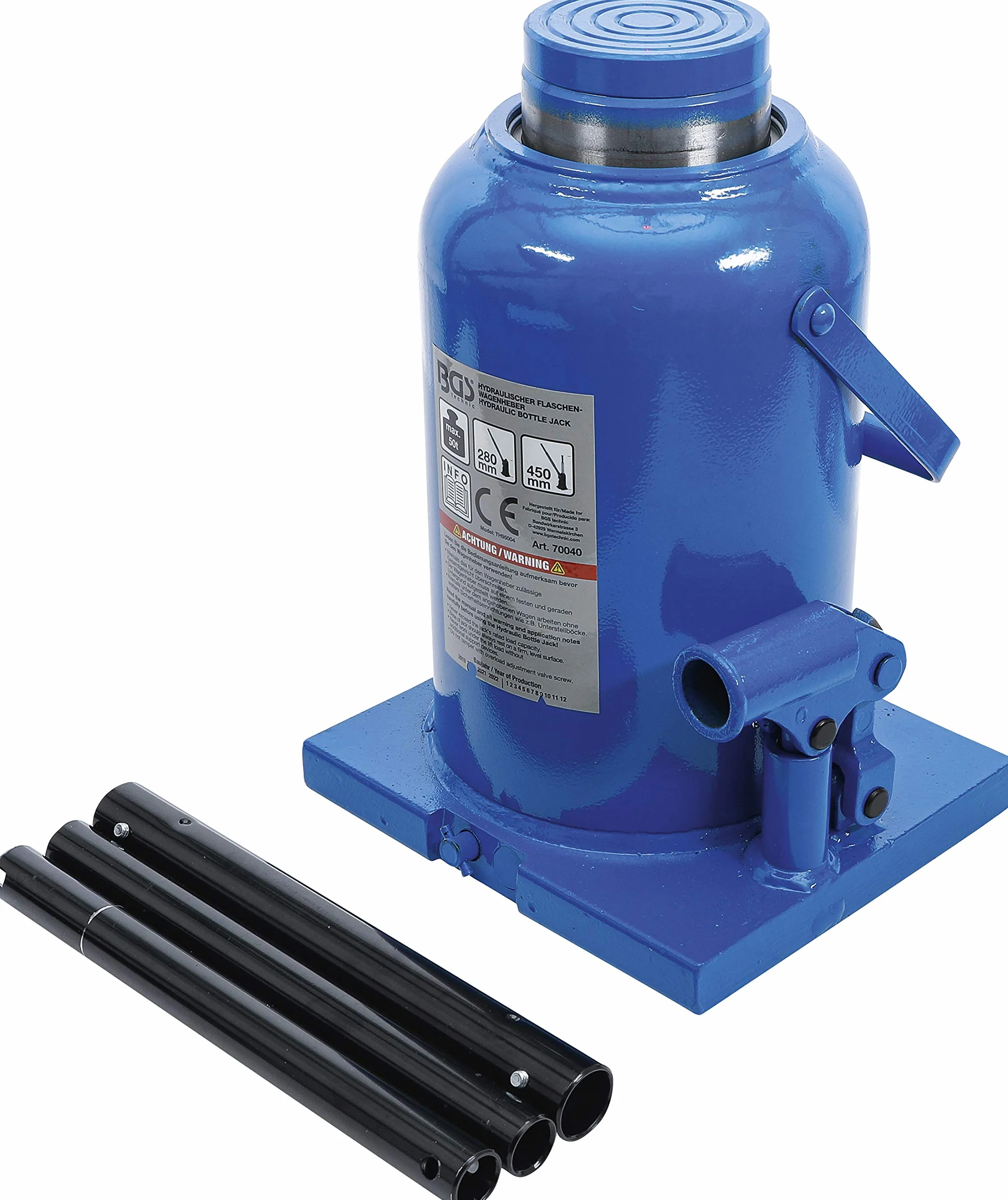 BGS 70040 | Martinetto idraulico di sollevamento | 50 t
