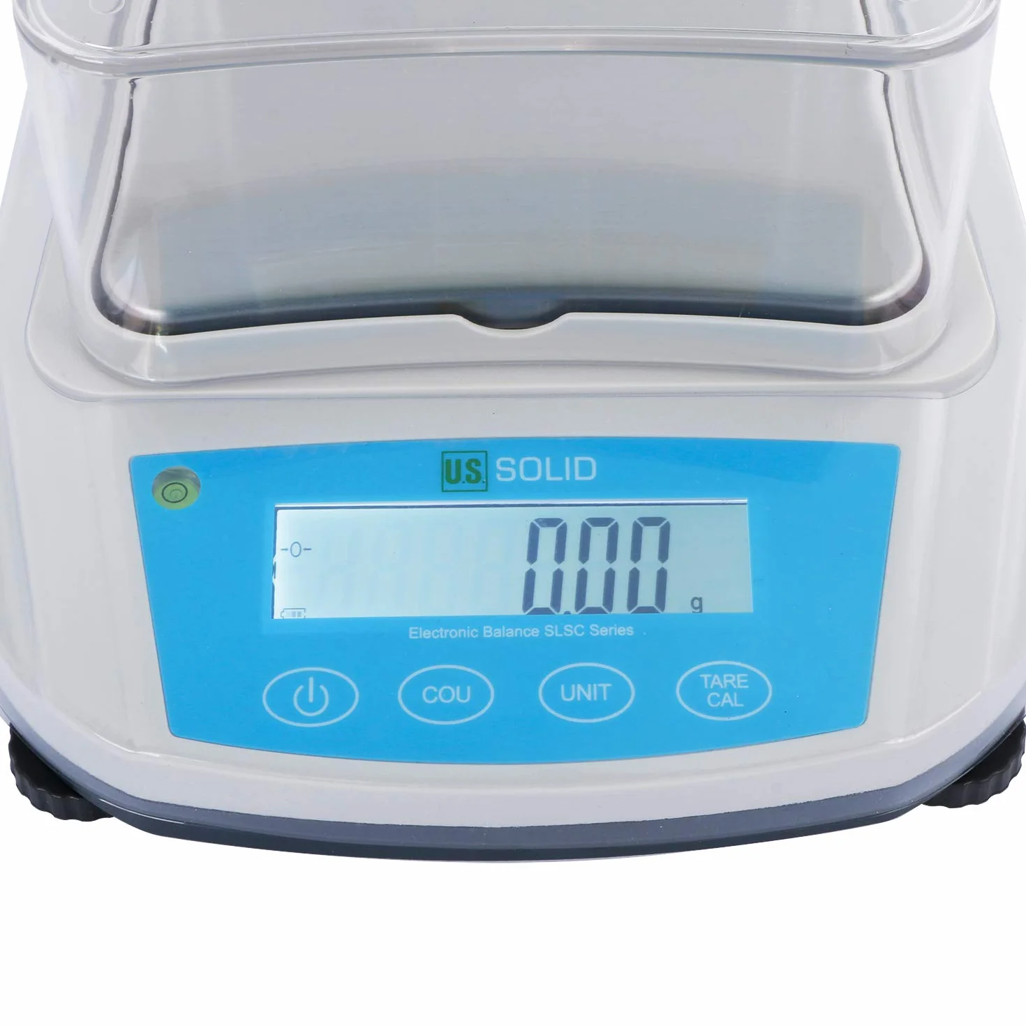 U.S. Solid Bilancia di precisione da laboratorio, 300 g x 0,01 g, bilancia analitica ad alta precisione con interfaccia USB e RS232, scudo di tiraggio staccabile, peso di calibrazione, 100-240 VAC