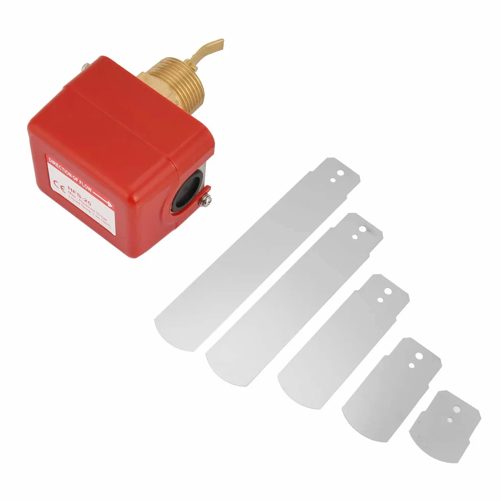 Akozon Flussostato Acqua 6-380V 1" Acciaio Inossidabile SPDT 1,0 MPa