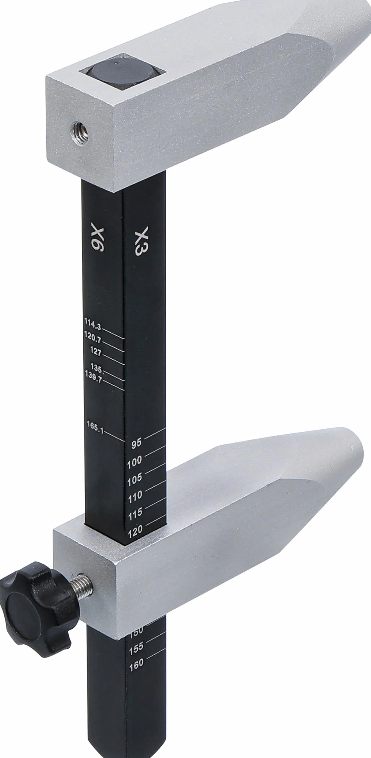 BGS 8367-1 | Calibro per il foro del cerchio, versione in alluminio