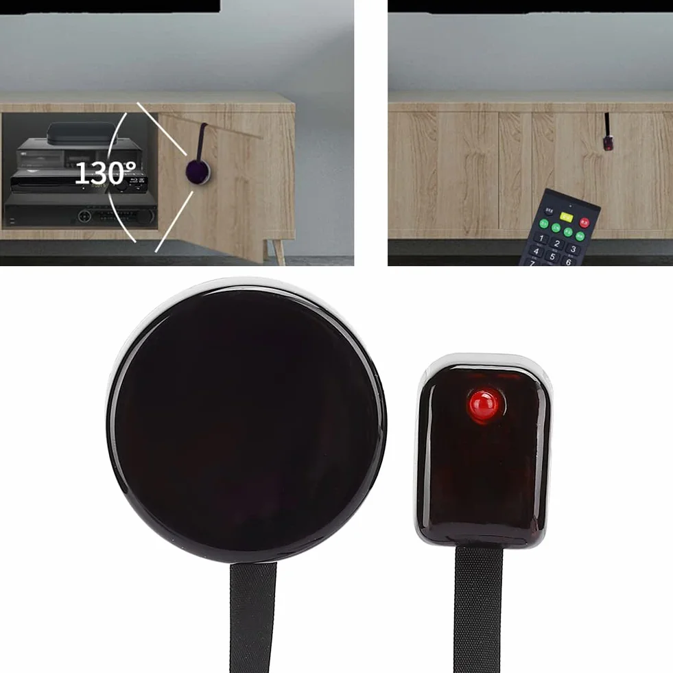 Gaeirt Ripetitore a infrarossi ripetitore infrarossi per telecomando Estensore IR dall'aspetto Semplice per la casa ripetitore telecomando infrarossi High-Tech