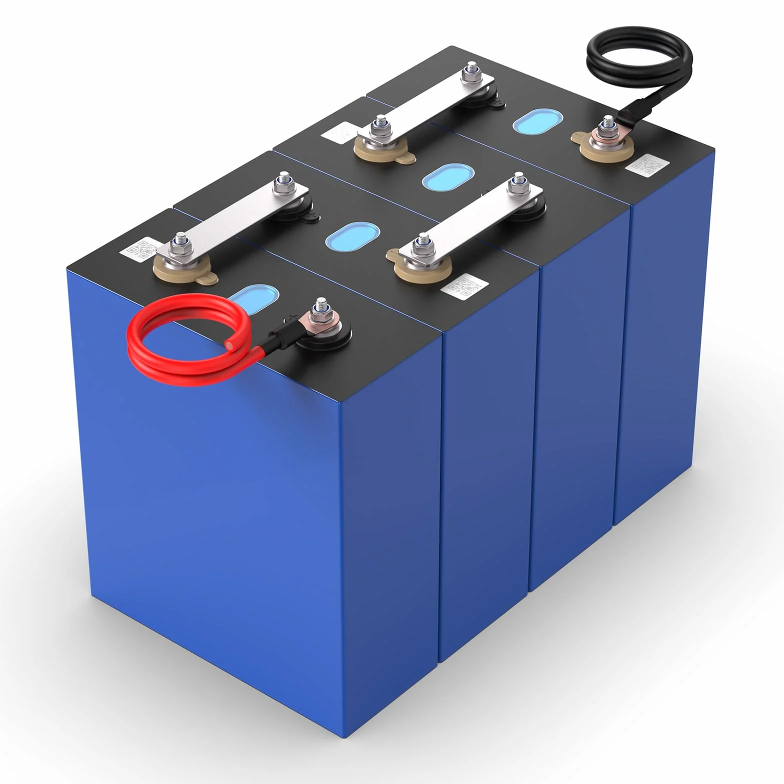 3.2V 280Ah LiFePO4 Cells 4Pcs Grade A Battery Deep Cycle Lithium Iron Phosphate Batteria ricaricabile per sistemi solari, auto, camper, barche