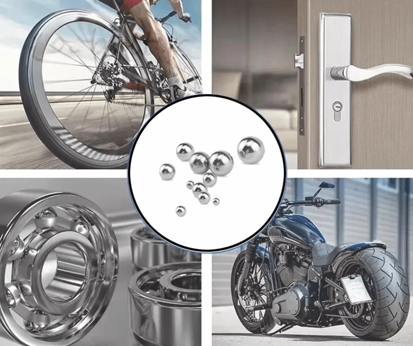 Cuscinetti a Sfera in Acciaio Inox 620 Pezzi 1-8 mm Sfere di Precisione