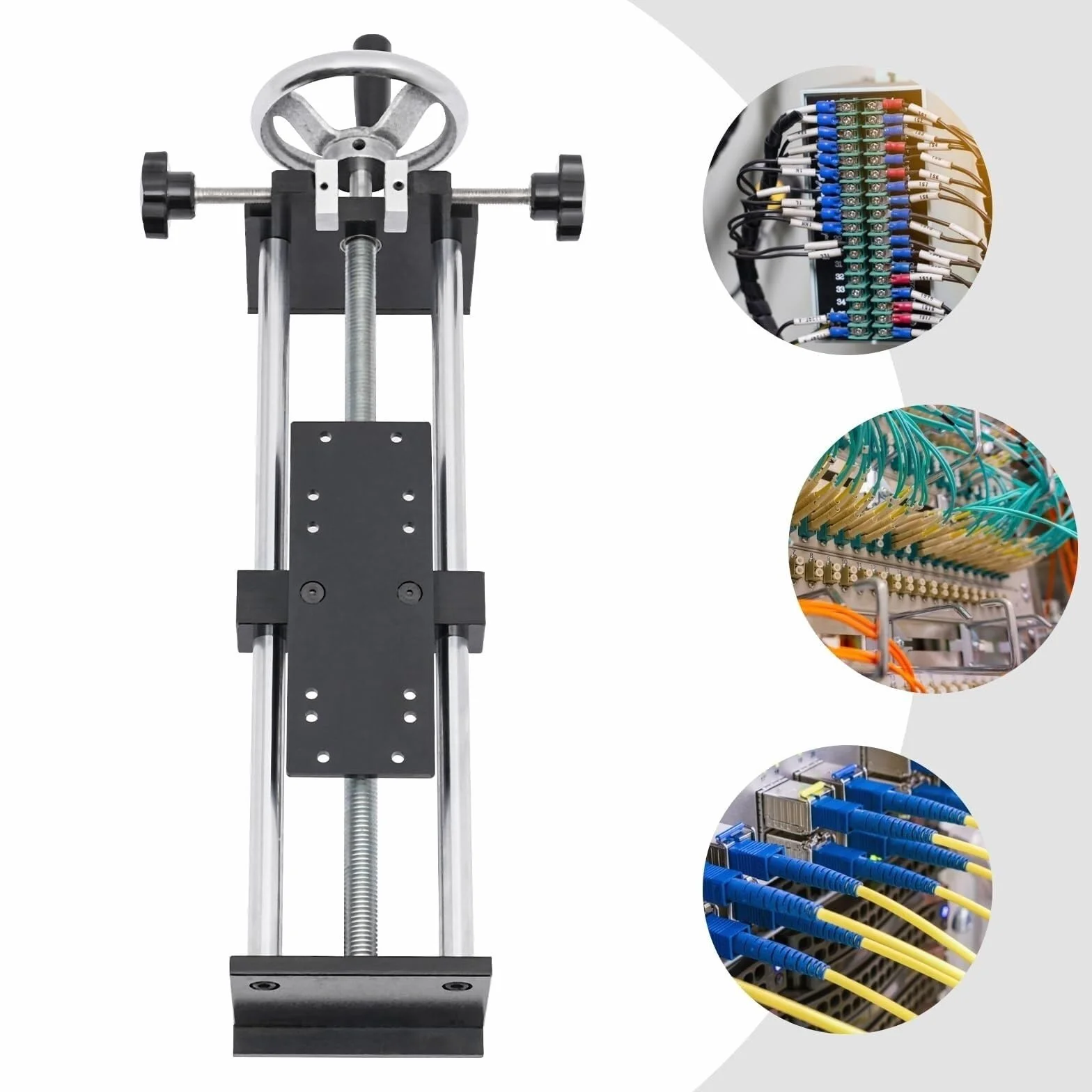 PUCHEN Supporto per dinamometro Supporto for misuratore di Forza, banco Prova Forza Push Pull, banco Prova Tensione, banco Prova Forza Manuale Calibro Push Pull for Prove di Compressione e Tensione