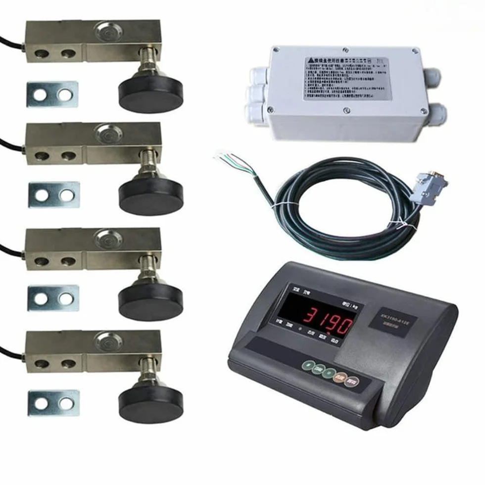 Kit Bilancia Elettronica per Bestiame, Kit Bilancia per Animali, Kit Bilancia per Tralicci per Bovini, Kit Bilancia da Pavimento,Kit Bilancia con Cella di Carico da 11023 Libbre, Piattaforma