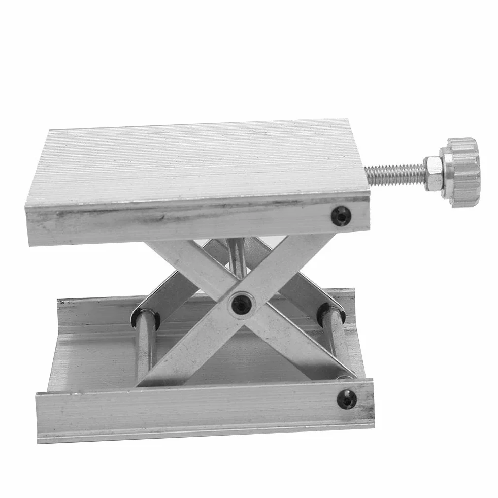 Piattaforma di Sollevamento Laboratorio Supporto Regolabile per Livello Universale per Strumenti di Misurazione, Lega di Alluminio, 90 * 90 Mm
