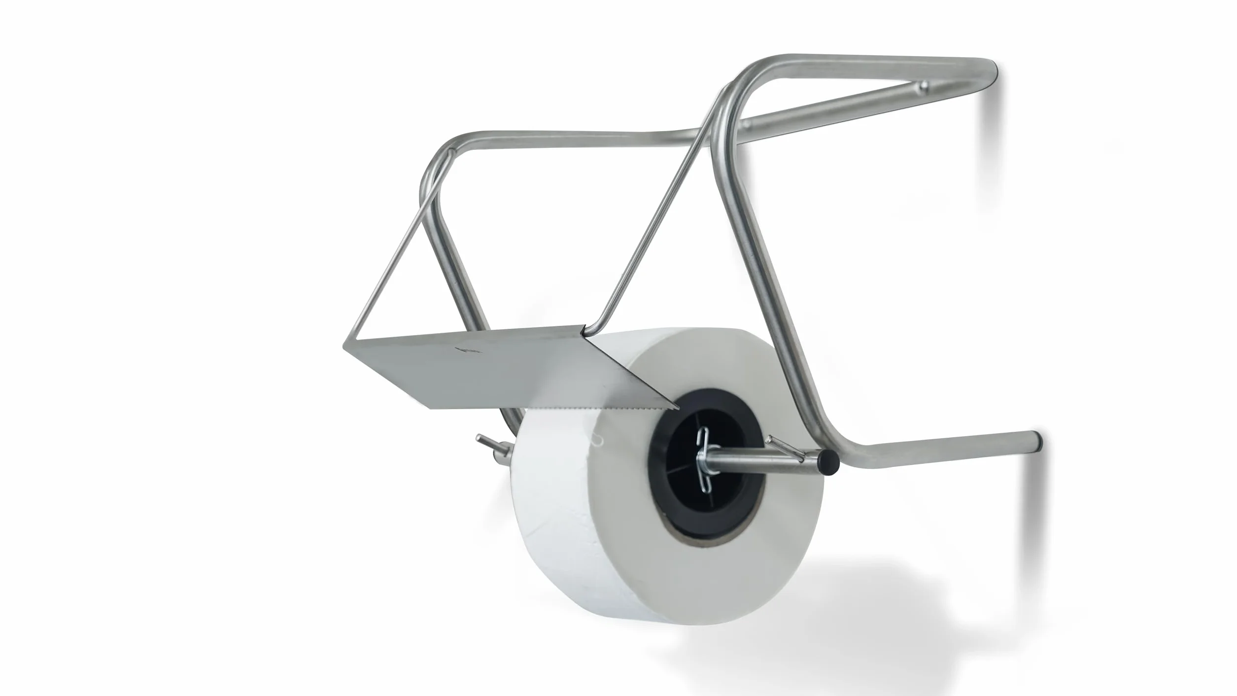 HENDI Dispenser da parete per carta asciugamani, portarotolo in acciaio inox 395x290x260mm