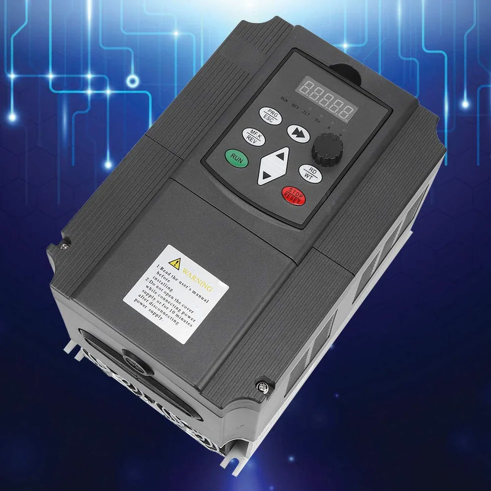 Convertitore di frequenza, CA 220 V 30 A 7,5 kW VFD monofase/trifase Inverter Convertitore di frequenza Convertitore di velocità