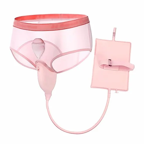 Borsa indossabile per la raccolta delle urine da donna, capacità 1000 ml, design a prova di perdite a 360°, ideale per la cura di incontinenza e demenza