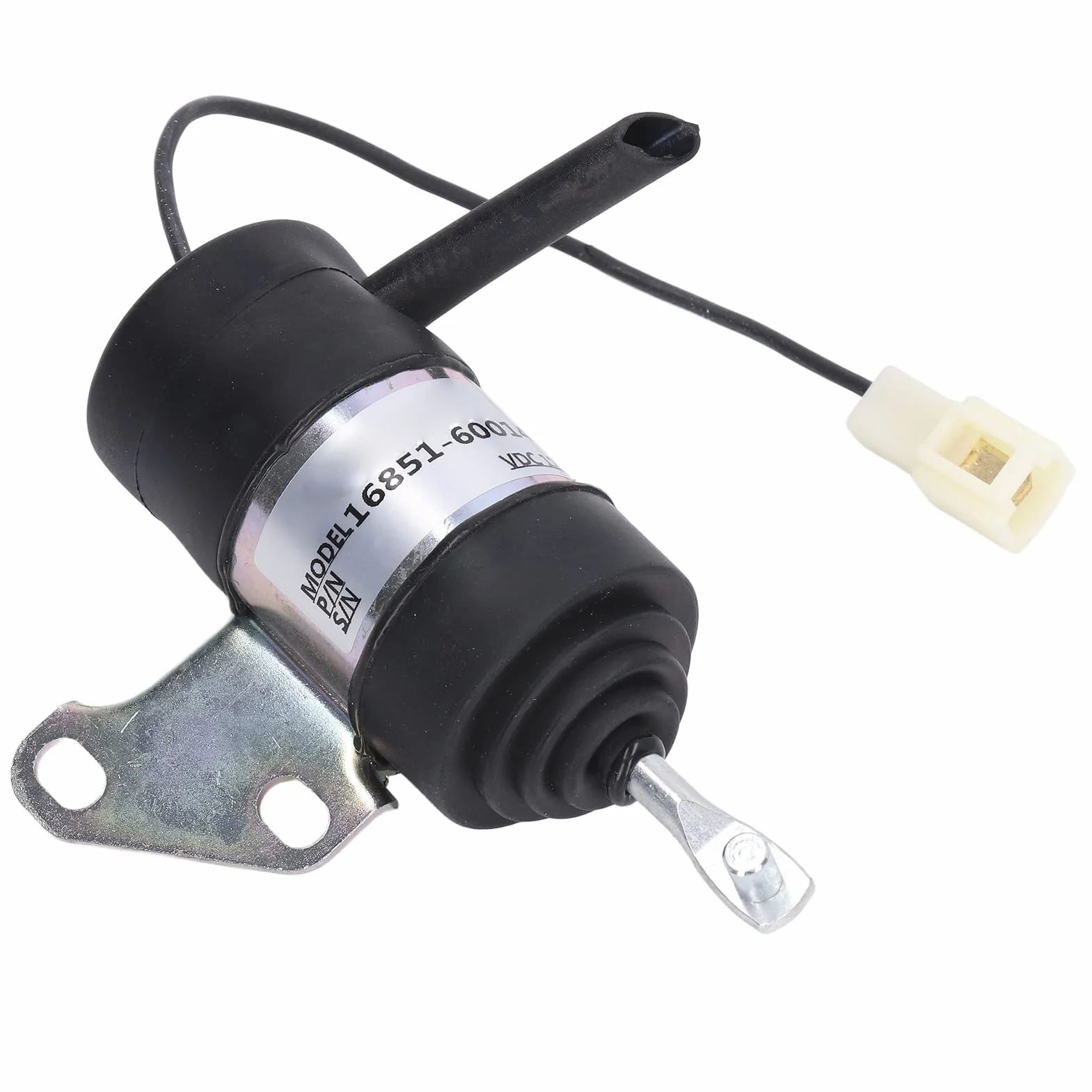 Solenoide di arresto, solenoide di arresto di spegnimento del carburante, 16851‑60014 Sostituzione per Kubota BX2230D RTV900R RTV900T B7410D BX1500D BX1800D