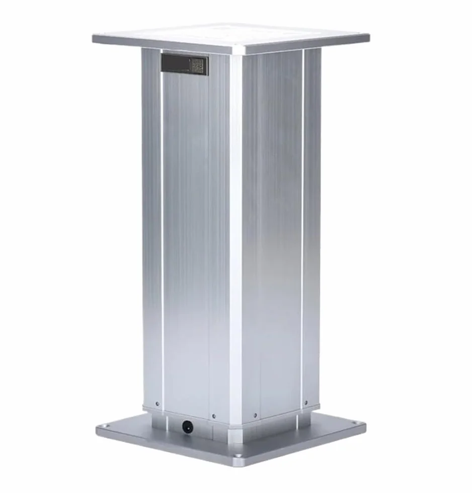 Colonna di sollevamento elettrica 1200N con set di controller 80 kg/120 kg carico 275 mm/375 mm/430 mm corsa DC24V piattaforma sollevatore (dimensioni: 120 kg 5 mm, colore: DHLCE-370A)