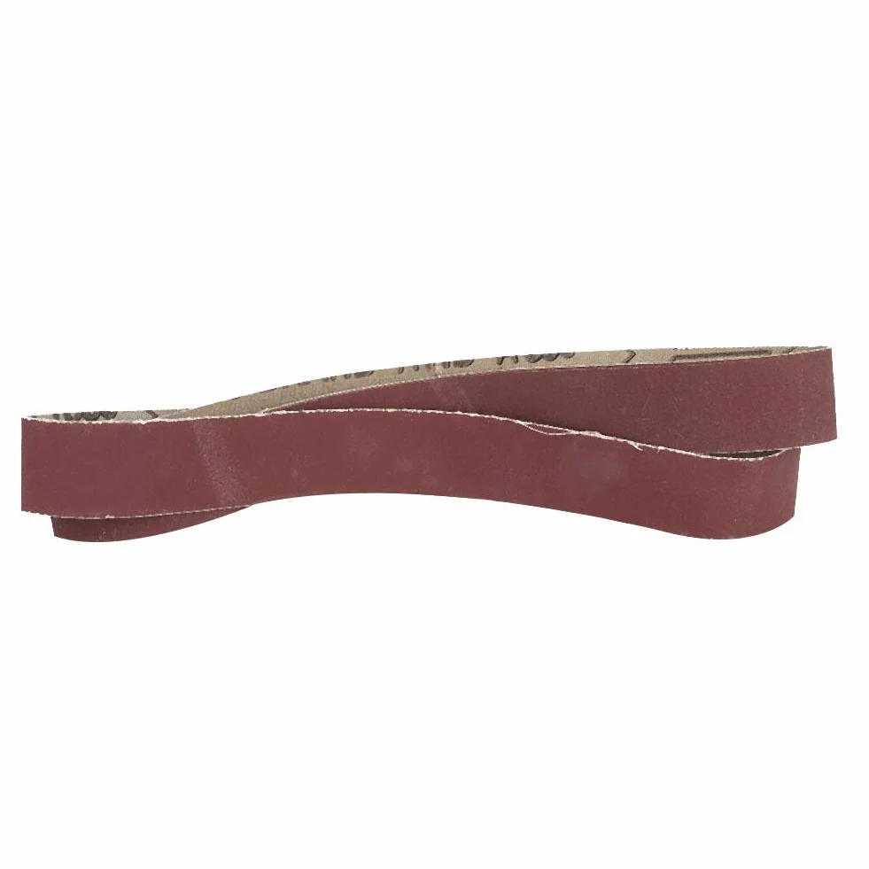 10 Pezzi Nastri Abrasivi 533 x 30 mm Kit Nastri Abrasivi In Ossido di Alluminio Fascia Abrasiva Rettifica Lucidatura Cinghie di Carta Vetrata (Grana 400)