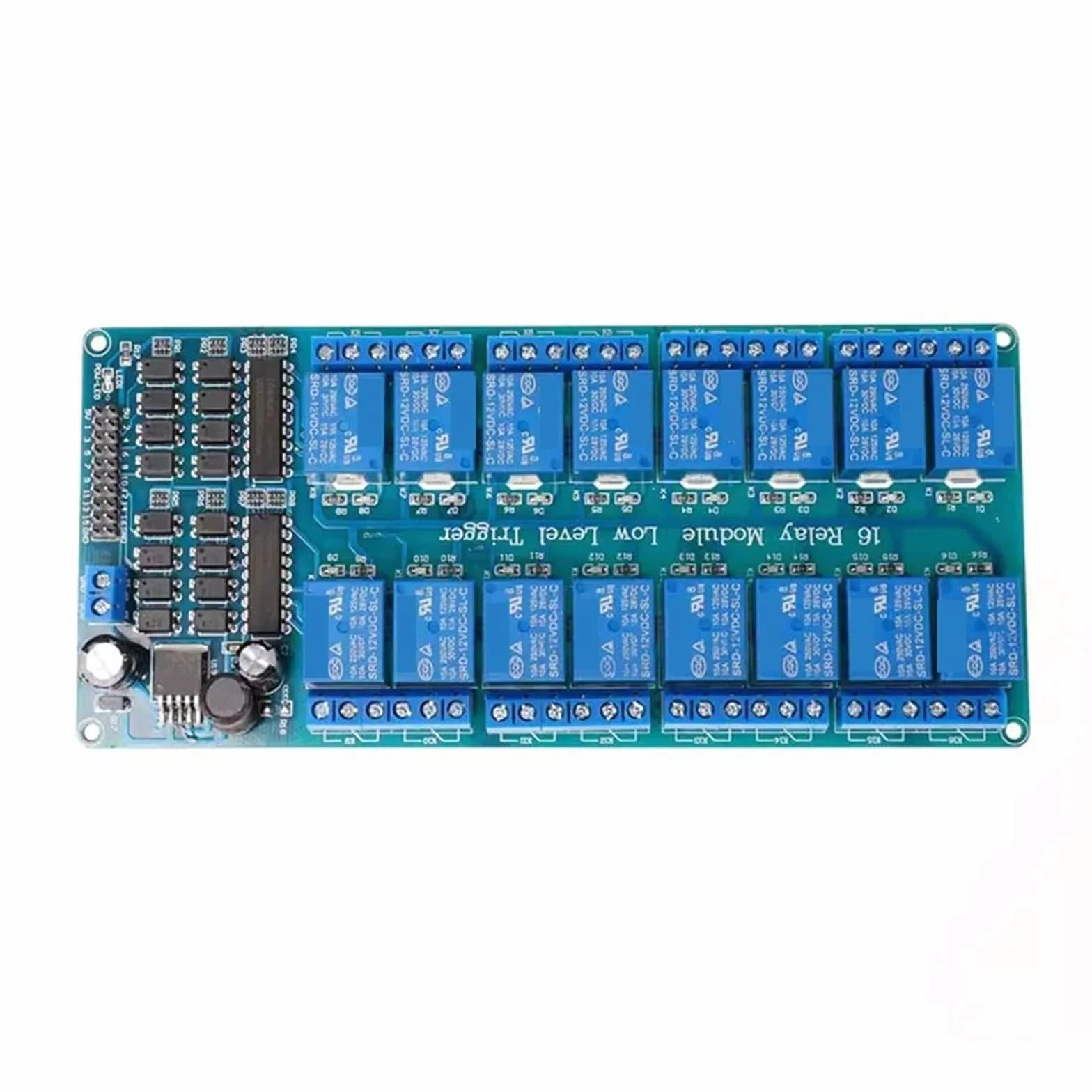 Modulo relè 5V 12V 24V con uscita relè optoaccoppiatore Modulo relè a 16 vie(12V 16Way)