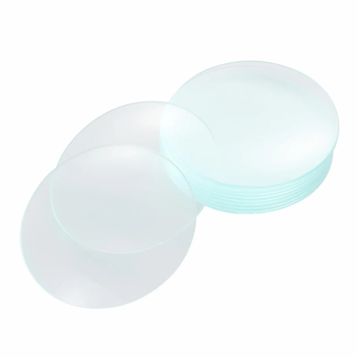 POPETPOP Copertura in Vetro da Laboratorio 10 Pezzi, Coperchio per Becher, Può essere Usata come Coperchio e Portatore, per Laboratorio e Aula