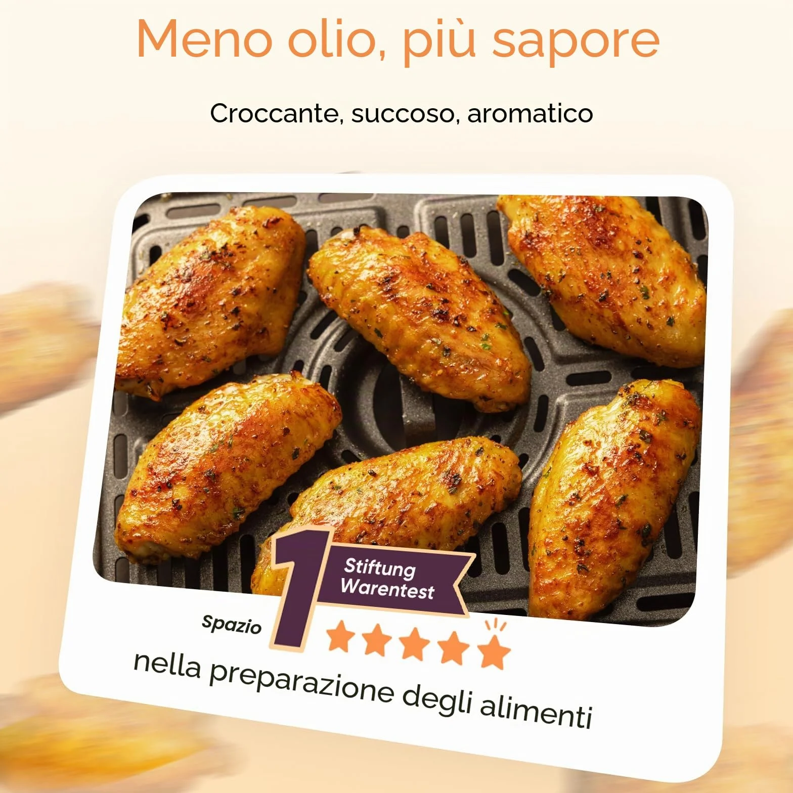 COSORI Airfryer, vincitore del test Stiftung Warentest, friggitrice ad aria calda 2 camere con finestra di visualizzazione, interno in metallo riduce il contatto in plastica