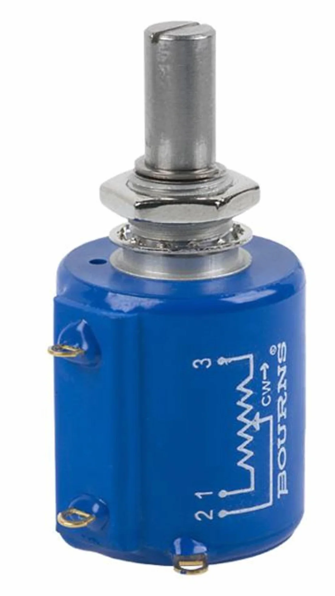Rotary potenziometro, a filo, 10 kOhm, 2 W, Â ± 3%, 3500S Series, 10 giri, lineare