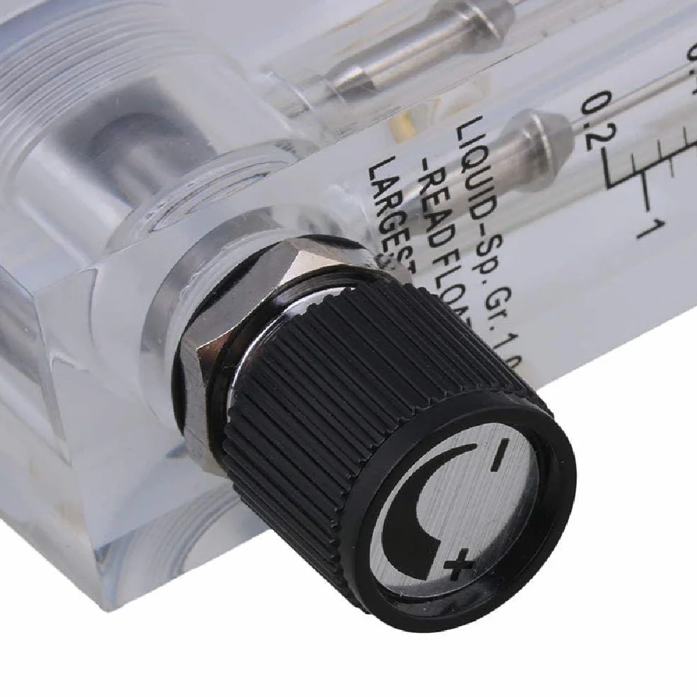 Flussometro a pannello LZM-15T, misuratore di portata per liquidi, vetro acrilico, G1/4'' G1/2'' 0,3-3 GPM 1-11 LPM