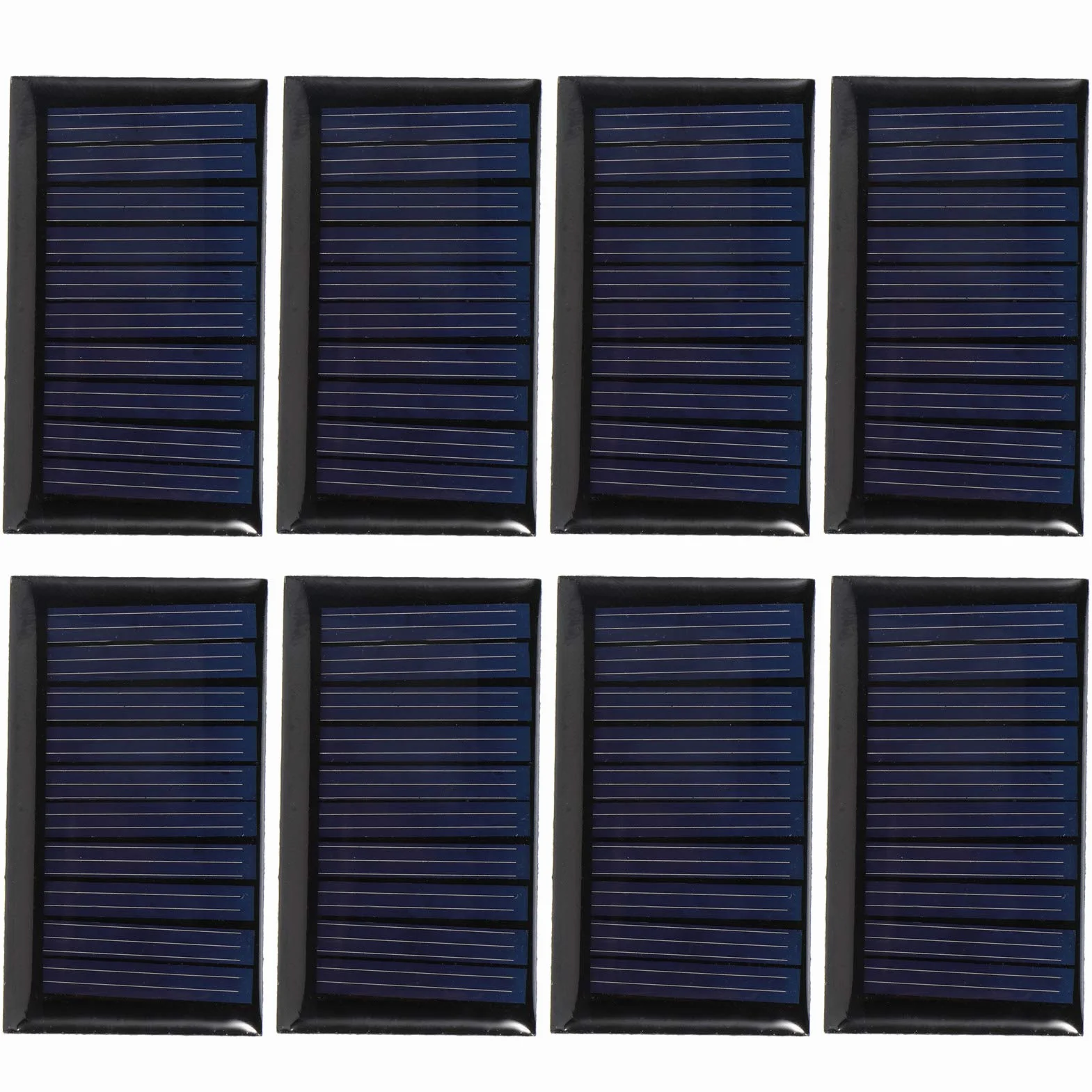 Mini Pannello Solare 8PCS 30MA 5V Celle Solari Piastra Epossidica Fai-da-Te Caricabatterie Fotovoltaiche
