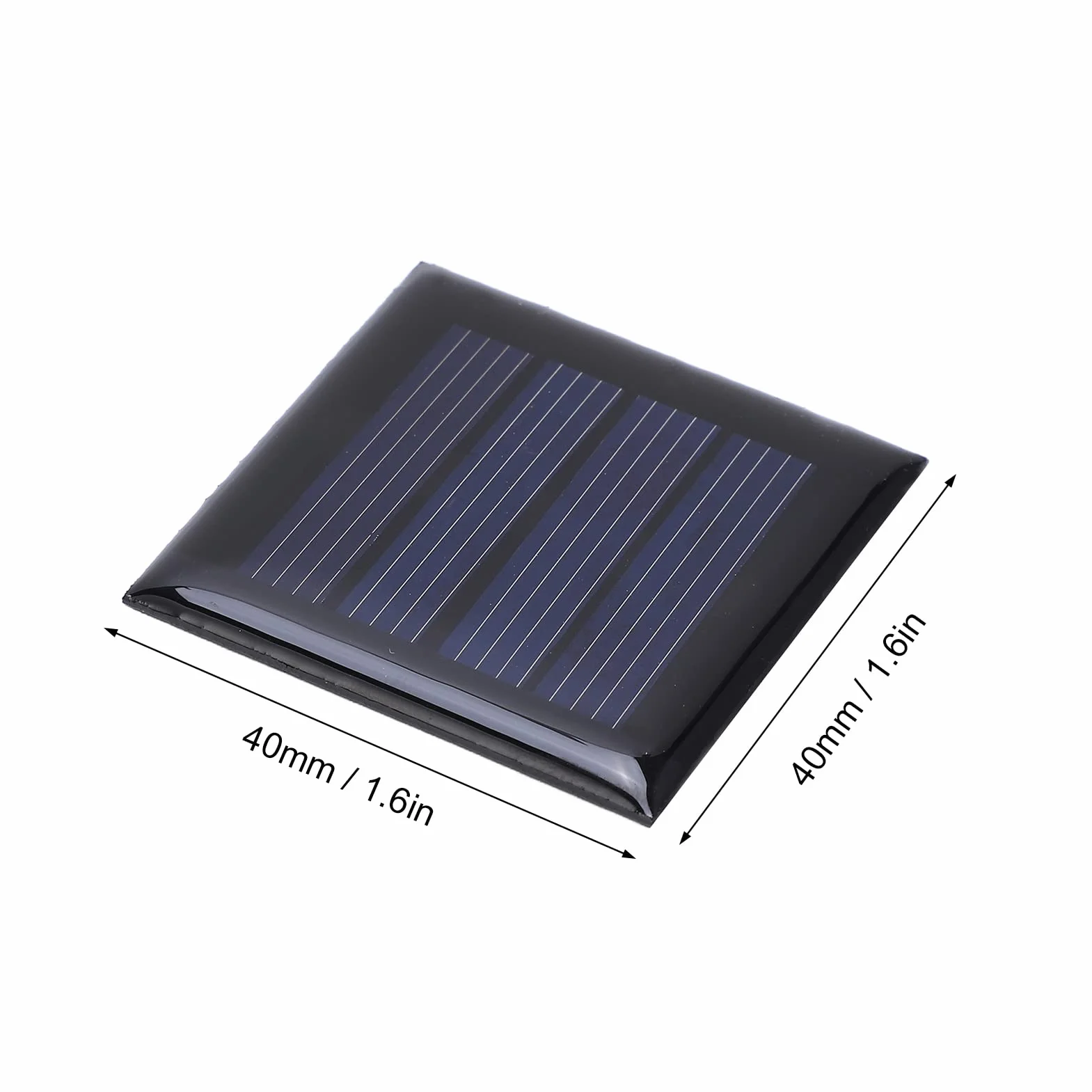 Pannelli Solari, 2 Pezzi 2V 210MA Micro Pannelli Solari Mini Celle Solari Portatili Materiali per Giocattoli Elettrici Fai-da-te Celle Fotovoltaiche Caricatore 40x40mm per Esterno