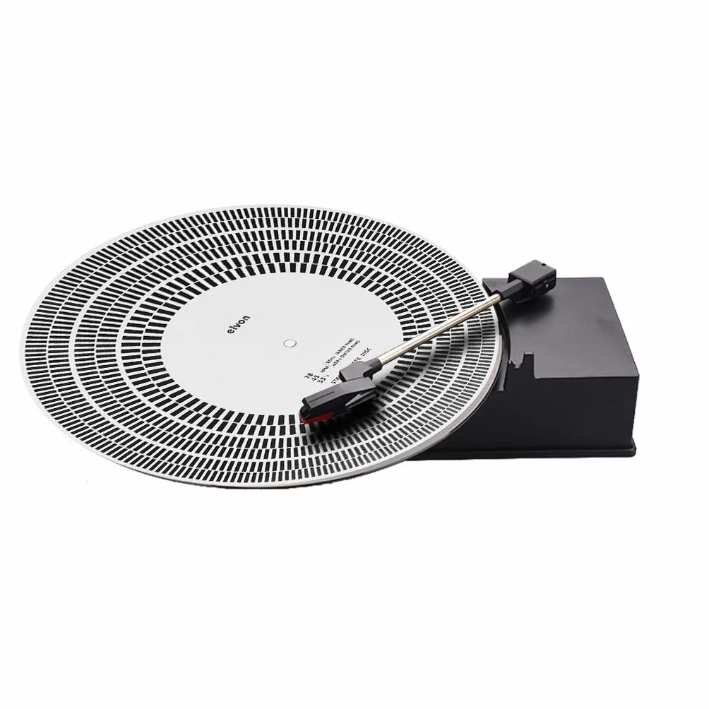 DollaTek LP Vinyl Record Turntable Phono Tachimetro Calibration Strobe Disc Stroboscope Mat 33,3 45 78 RPM