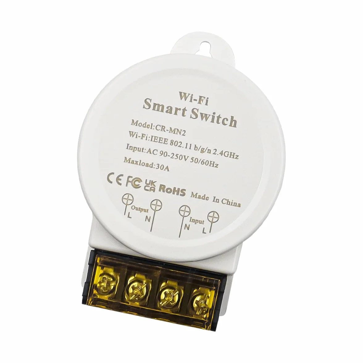 DollaTek Relè Wifi 30A Smart Switch con monitoraggio energetico Temporizzazione del telecomando Compatibile con Echo e Home Smart Life Tuya