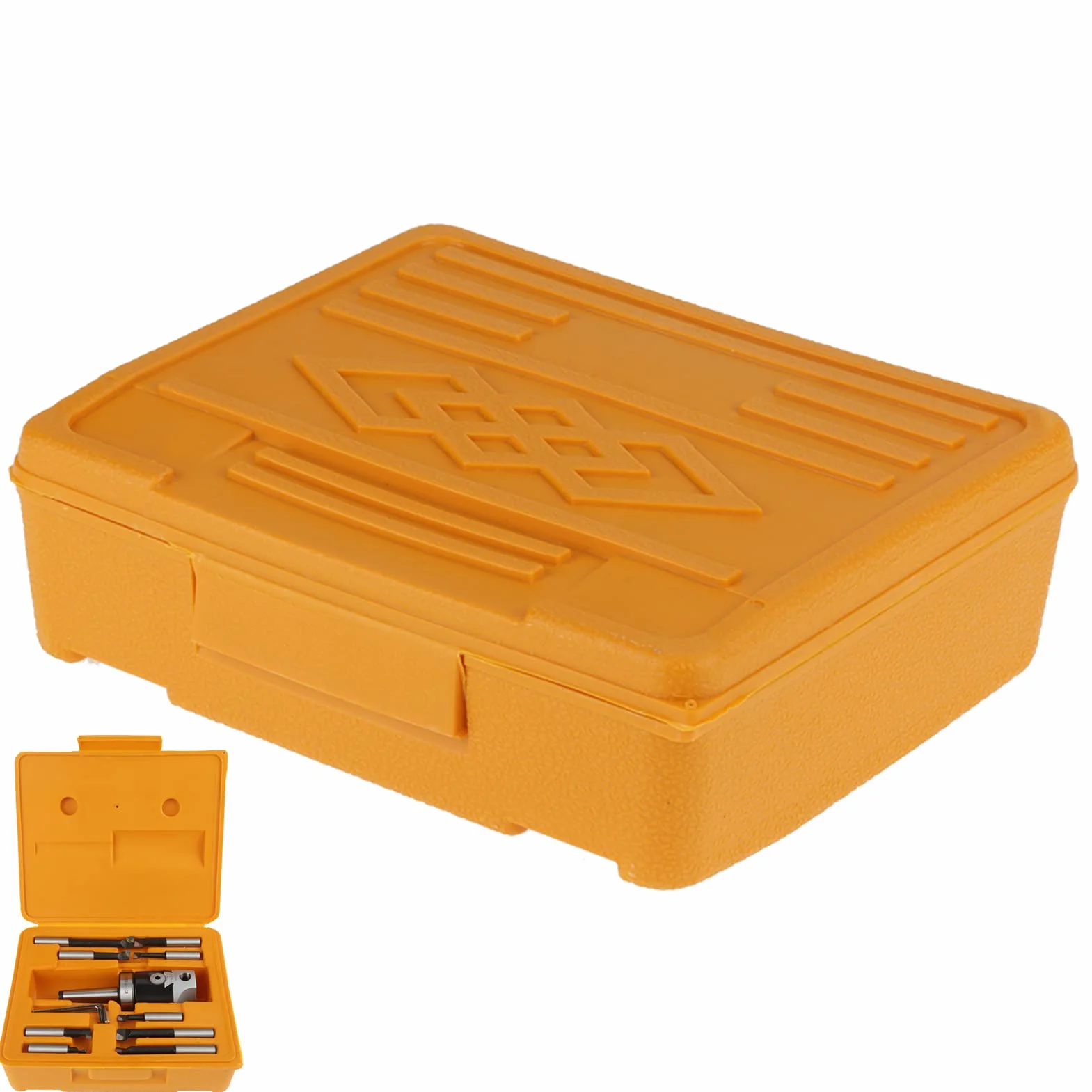 Generic Set di Teste per Alesatura MT2 M10 F1-12 con 9 Barre di Alesatura da 12 Mm, Kit di Strumenti Durevoli per Fresatrice, Adatto per Alesatrice a Coordinate