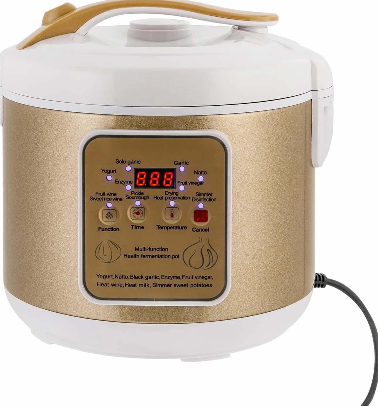 6L Automatico Intelligente Fermentatore Aglio Nero Fermentatore Di Fermentazione Aglio Nero, Adatto Per La Famiglia E Uso Commerciale