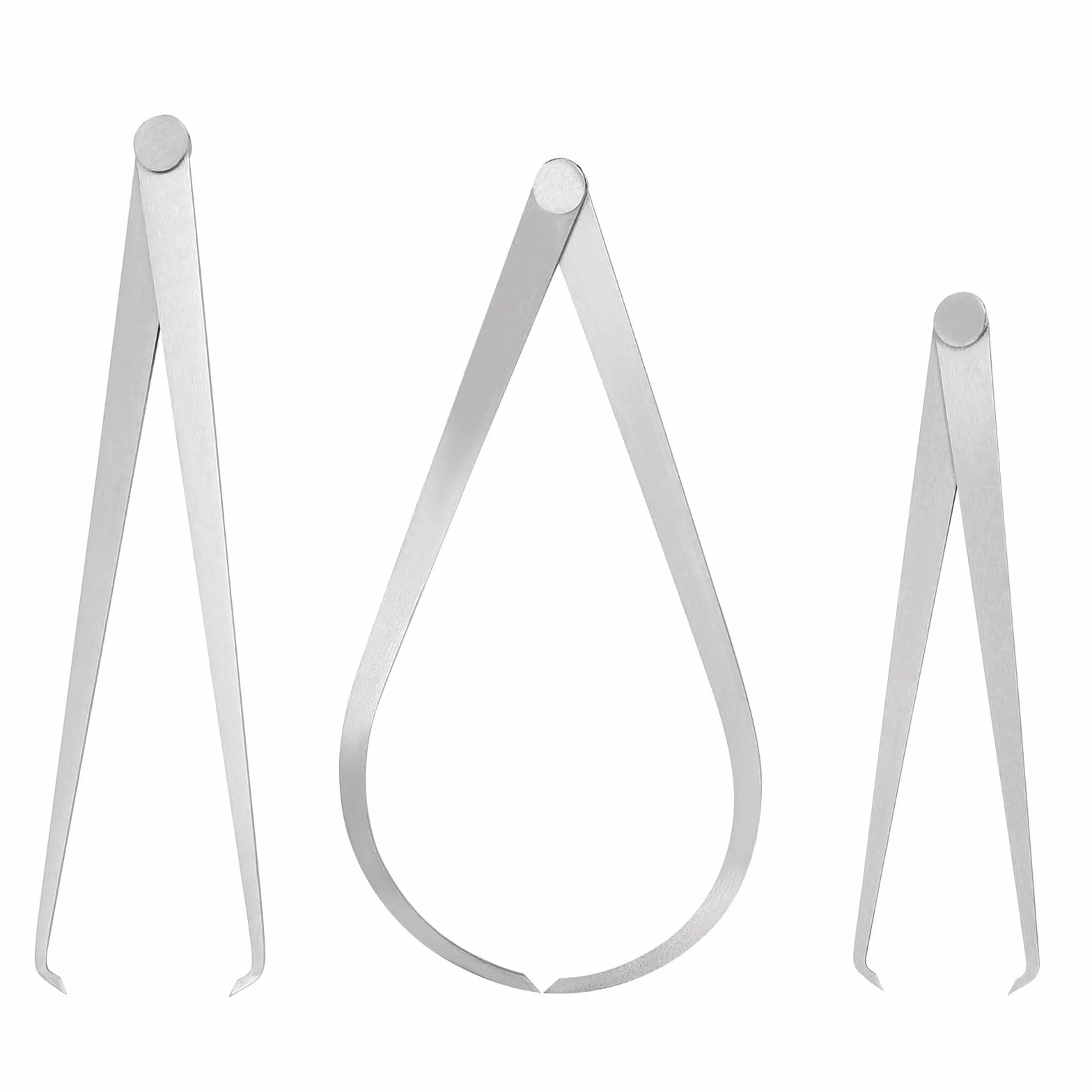 QUARKZMAN Giunto Interno Esterno Calibro Set 8 10 12" 410 Acciaio Inox