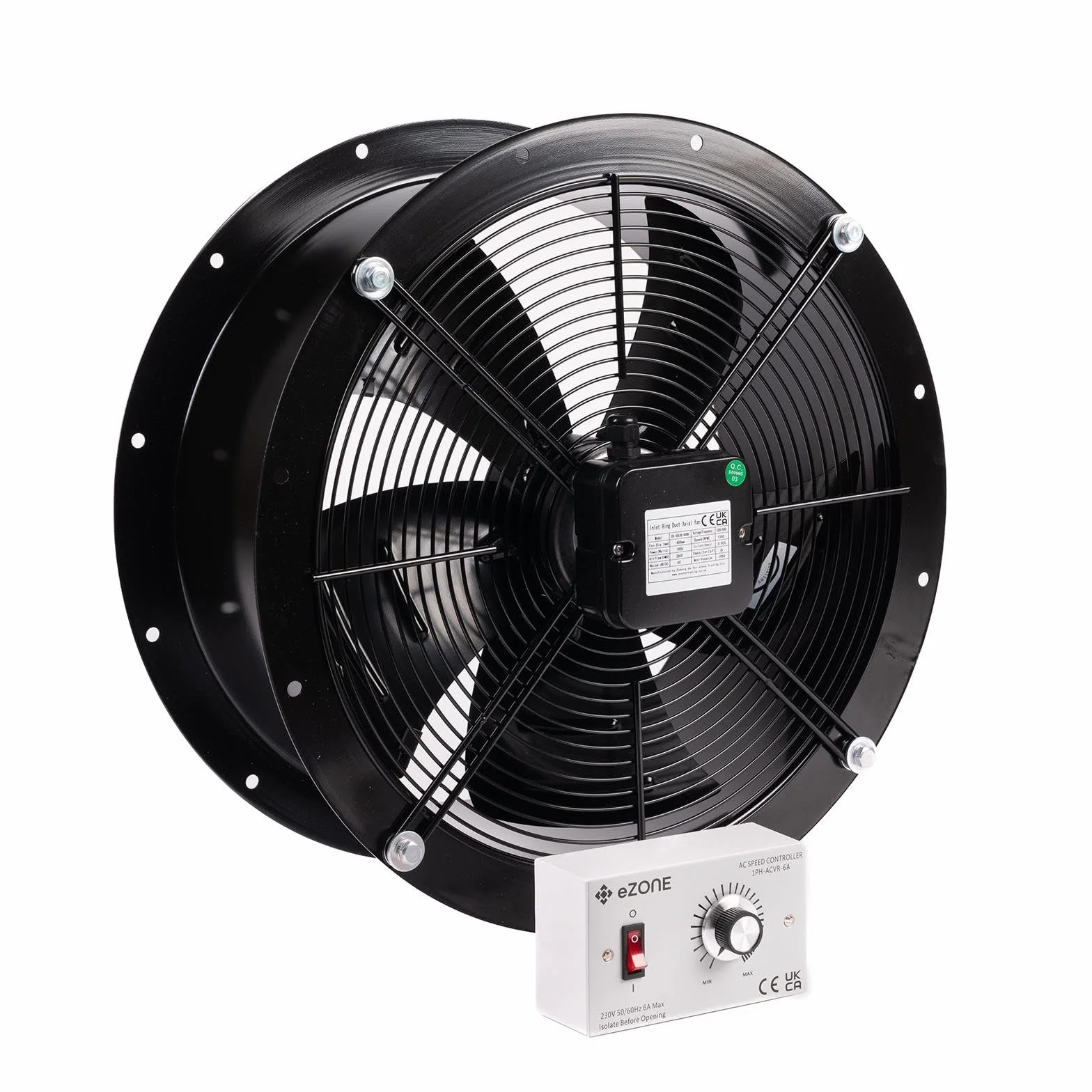 Aspiratore Ventilatore Regolatore di Velocità 6A 230 V Industriale & Commerciale Edificio Ventilazione Ristorante Takeaway Magazzino