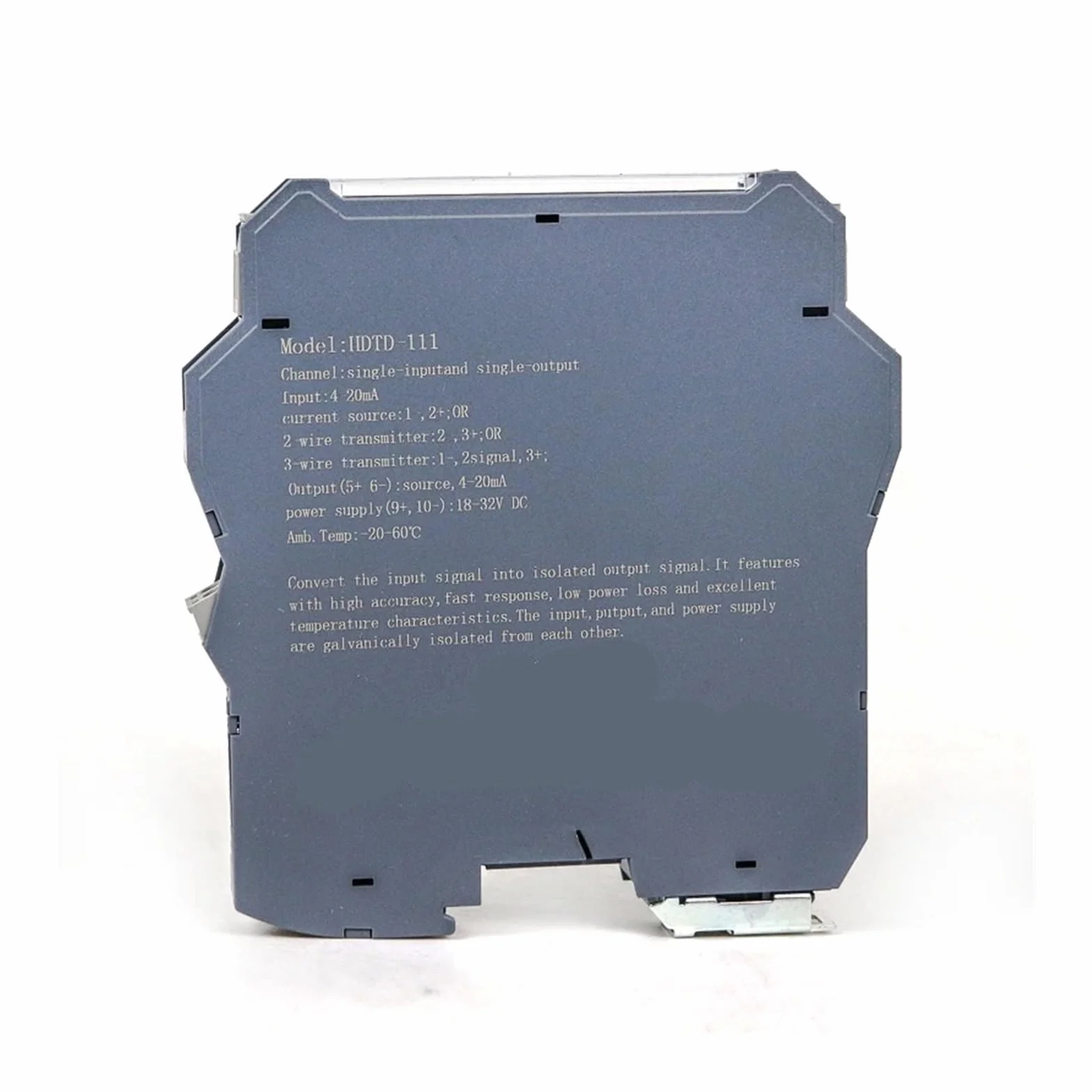 Un Ingresso analogico e Due trasmettitori isolati con Segnale di Uscita da 4 segnali da 20 mA(1-5V in_220V_0-10V)