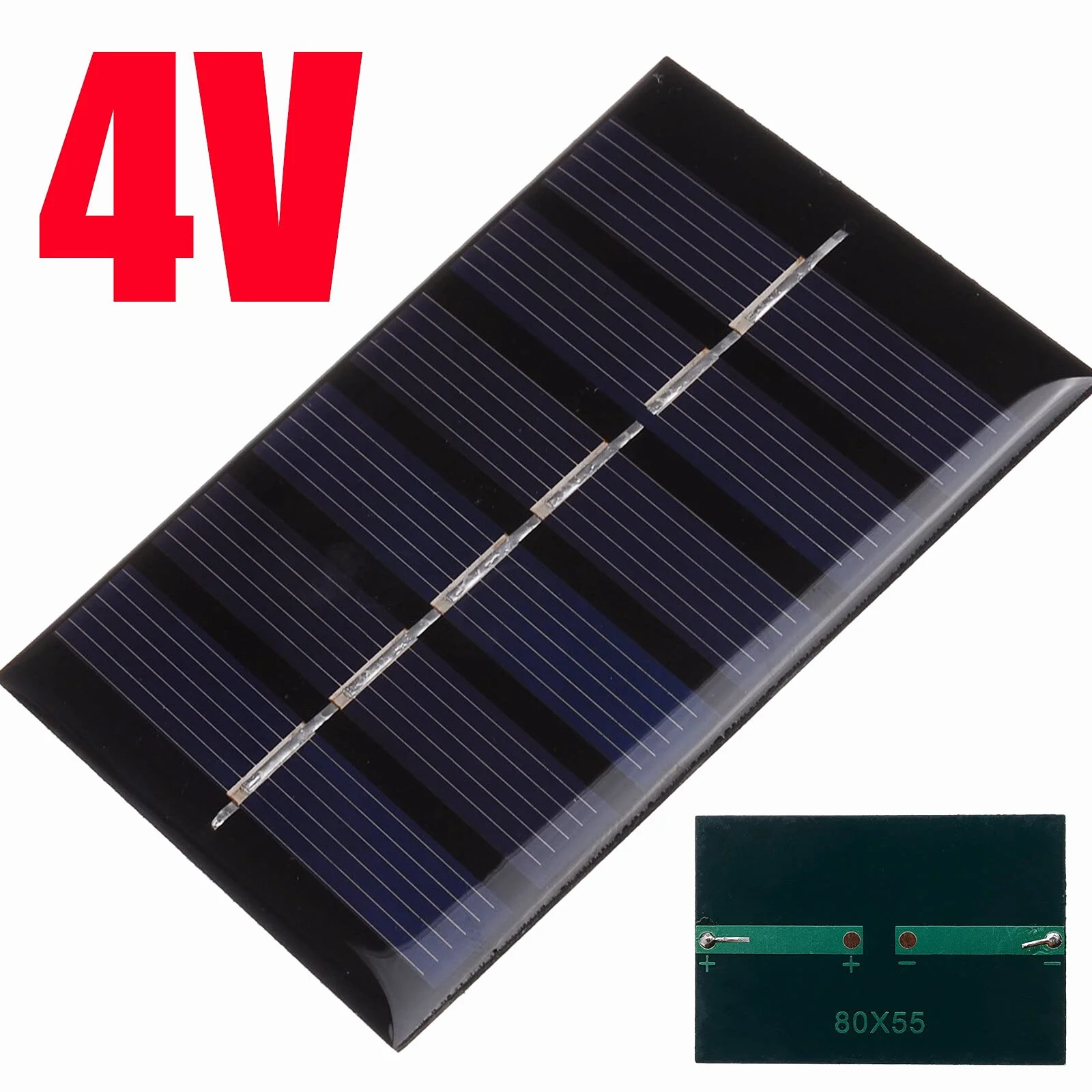 Pannello solare portatile del pannello di energia solare 4V 0.6W poli modulo fai da te pannello solare