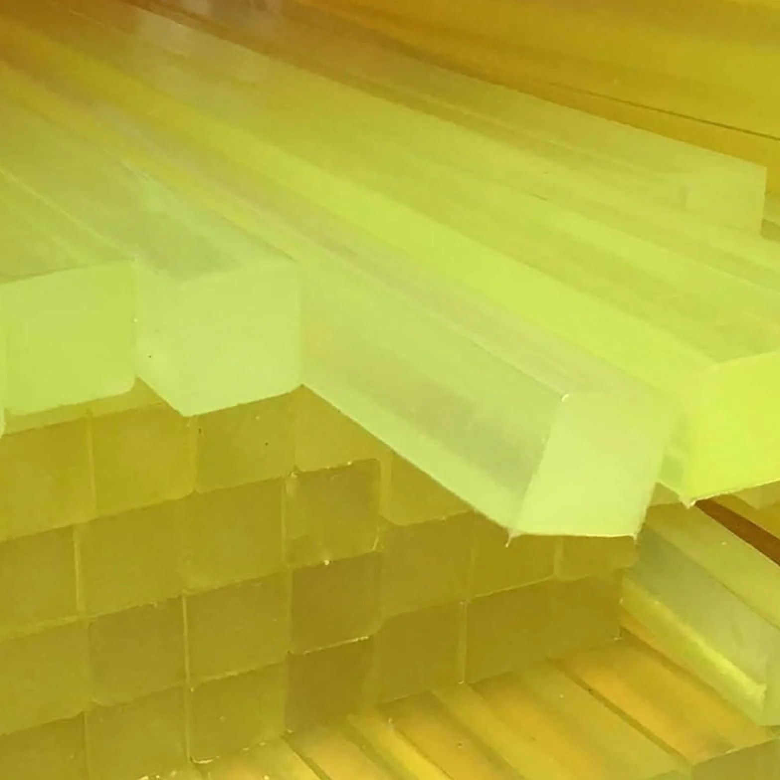 Barra Quadrata in Poliuretano Solido 20-60mm x 500mm Resistente all'Usura Grado Industriale