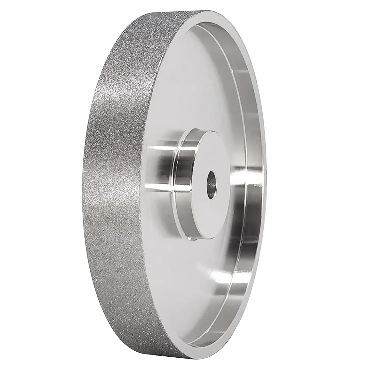 Mola CBN diametro 6 pollici x larghezza 1,5 cm con pergolato 1,2 cm grana 240 per affilare HSS