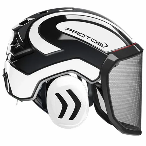 Protos Integral Forest – Casco forestale (Nero/weissreflex) F39