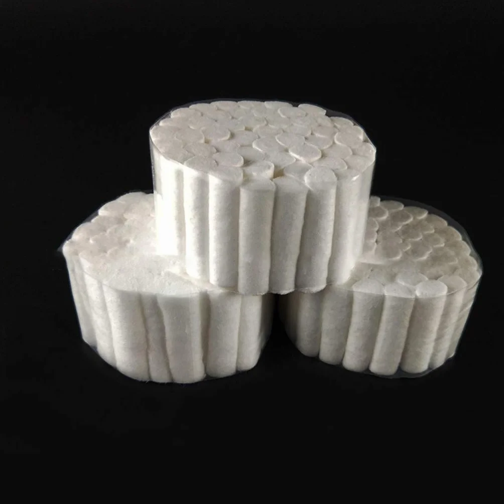 Il cotone dentario bianco 50Pcs Rolls alto assorbente non sterile