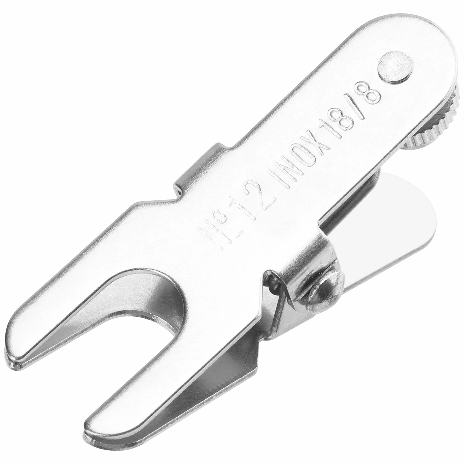 Labasics Morsetto Sferico con Dado di Bloccaggio, Morsetto in Acciaio Inox per Connessioni Sferiche, Strumento da Laboratorio per Vetreria, Distillazione e Reflusso, Taglia 12
