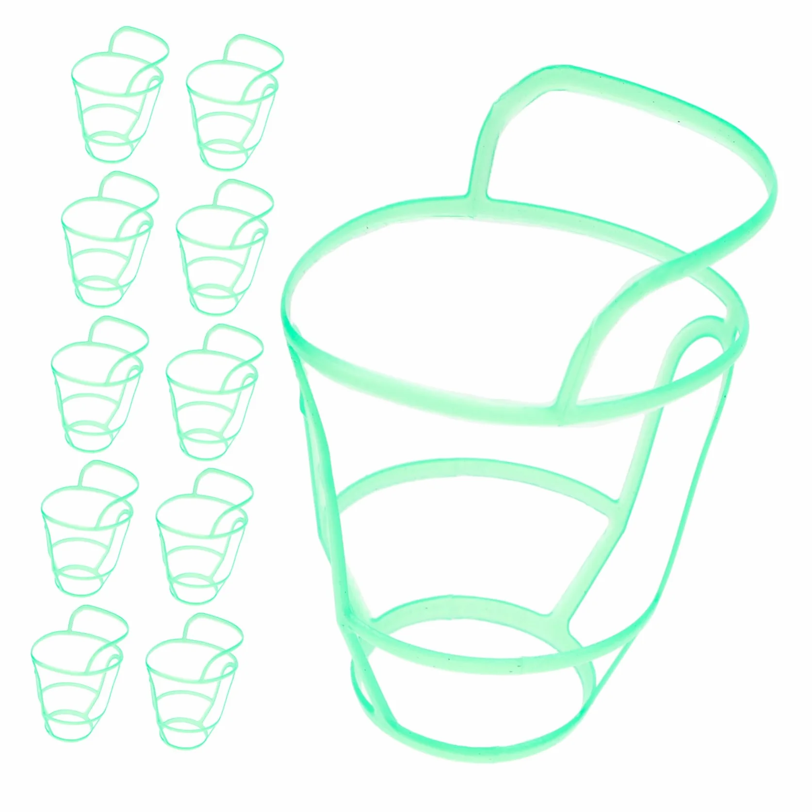 20 Pezzi Protettive in Plastica per Flaconi di Infusione Verde, Copertura Anti Caduta e Morbida per Bottiglie di Soluzione Salina in Ospedali e Ambulatori