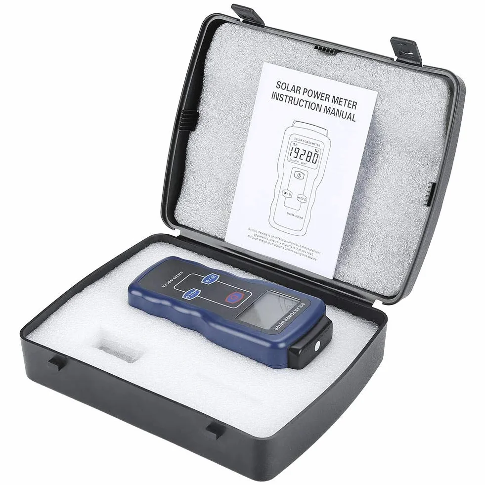 SM206 Digital Solar Energy Meter Tester di insolazione energetica per radiazioni solari Tester di misurazione Accessori di ricambio Replacement