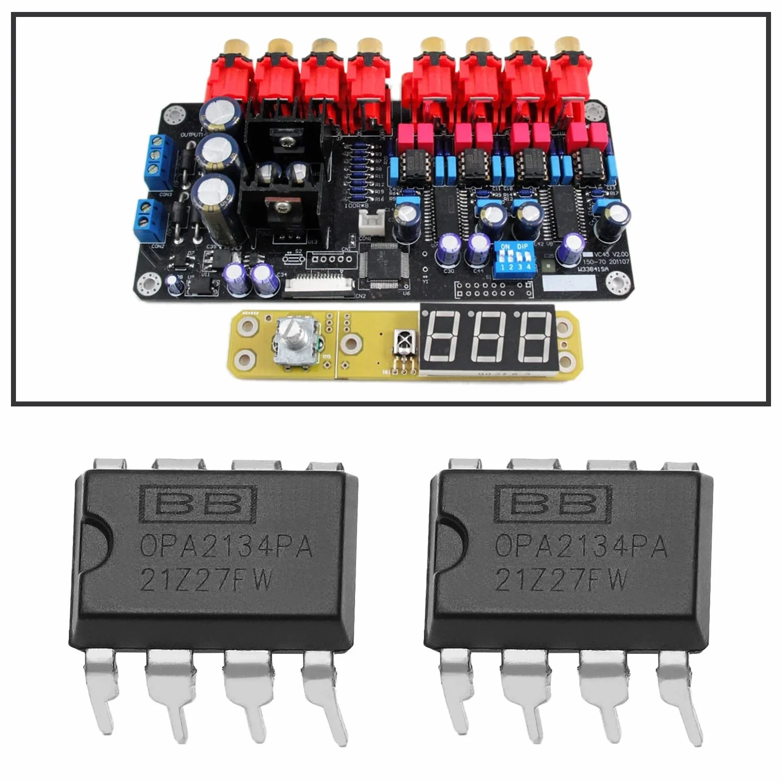 Create idea OPA2134PA - Amplificatori operazionali ad alto 8 pin per integratori di reti crossover multimediali, 20 V, 18 V, 4 pezzi