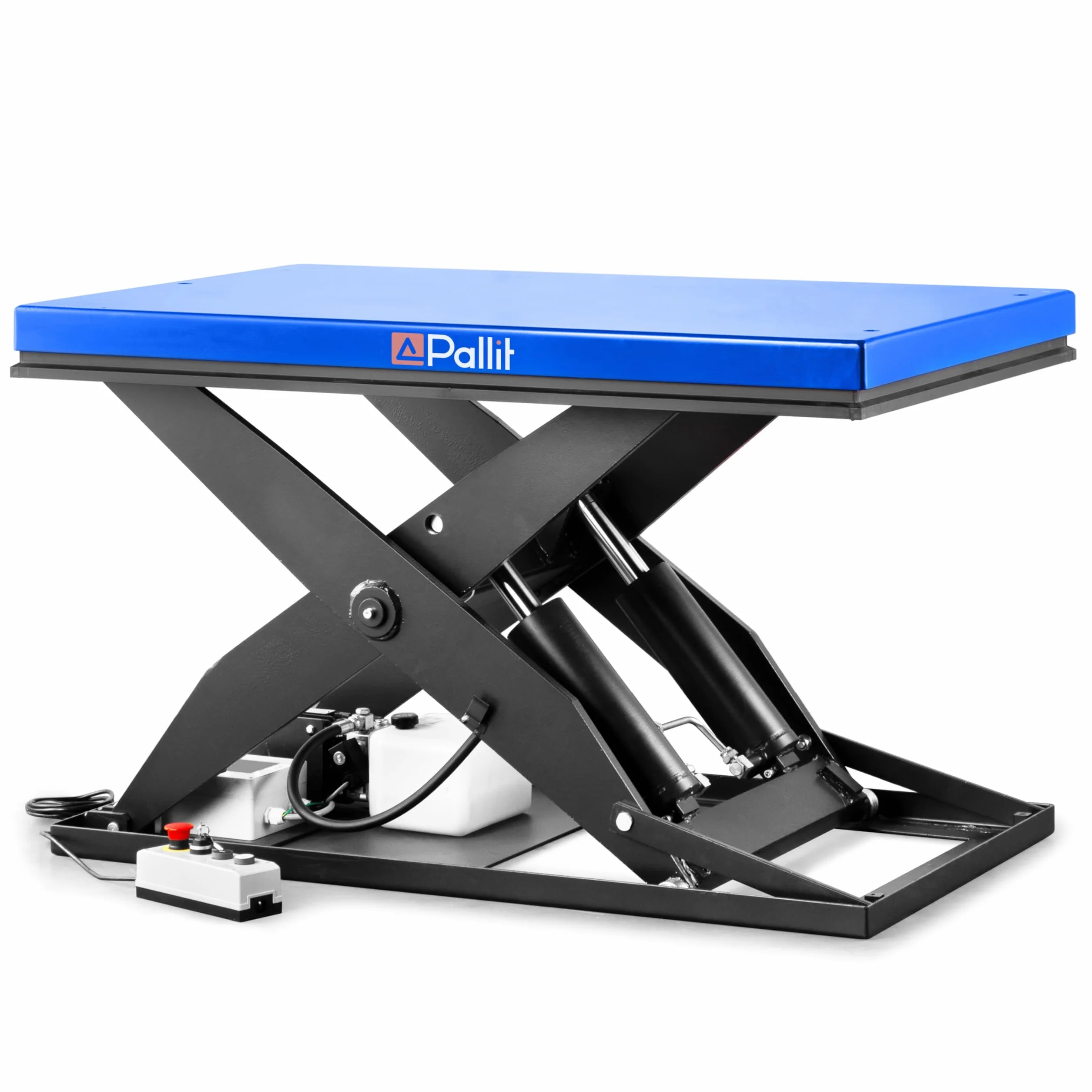 Pallit Tavola elevatrice fissa TABLE elettrica | portata 2000 kg | Altezza 1010 mm | Piattaforma 1300 x 800 mm