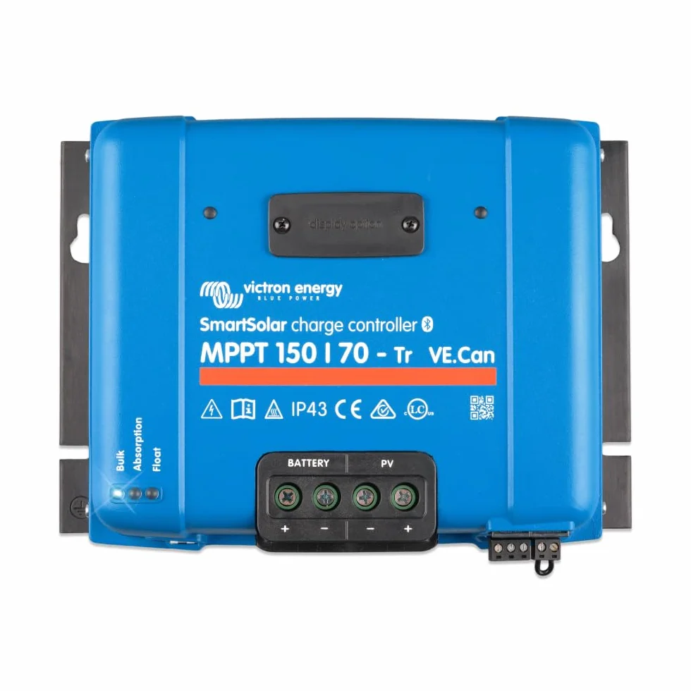 Victron Energy SmartSolar MPPT Tr VE.Can 150V 70 amp 12/24/36/48-Volt Regolatore di Carica Solare (Bluetooth)