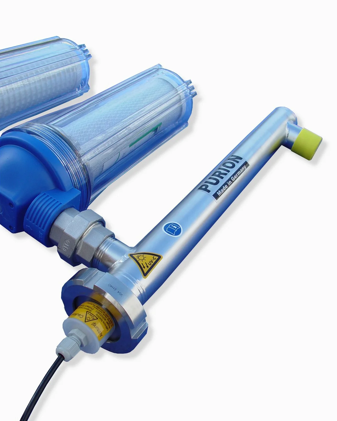 1000 UV System Starter Package Autarkic con disinfezione a 12V e filtrazione dell'Acqua Potabile con monitoraggio della Vita utile