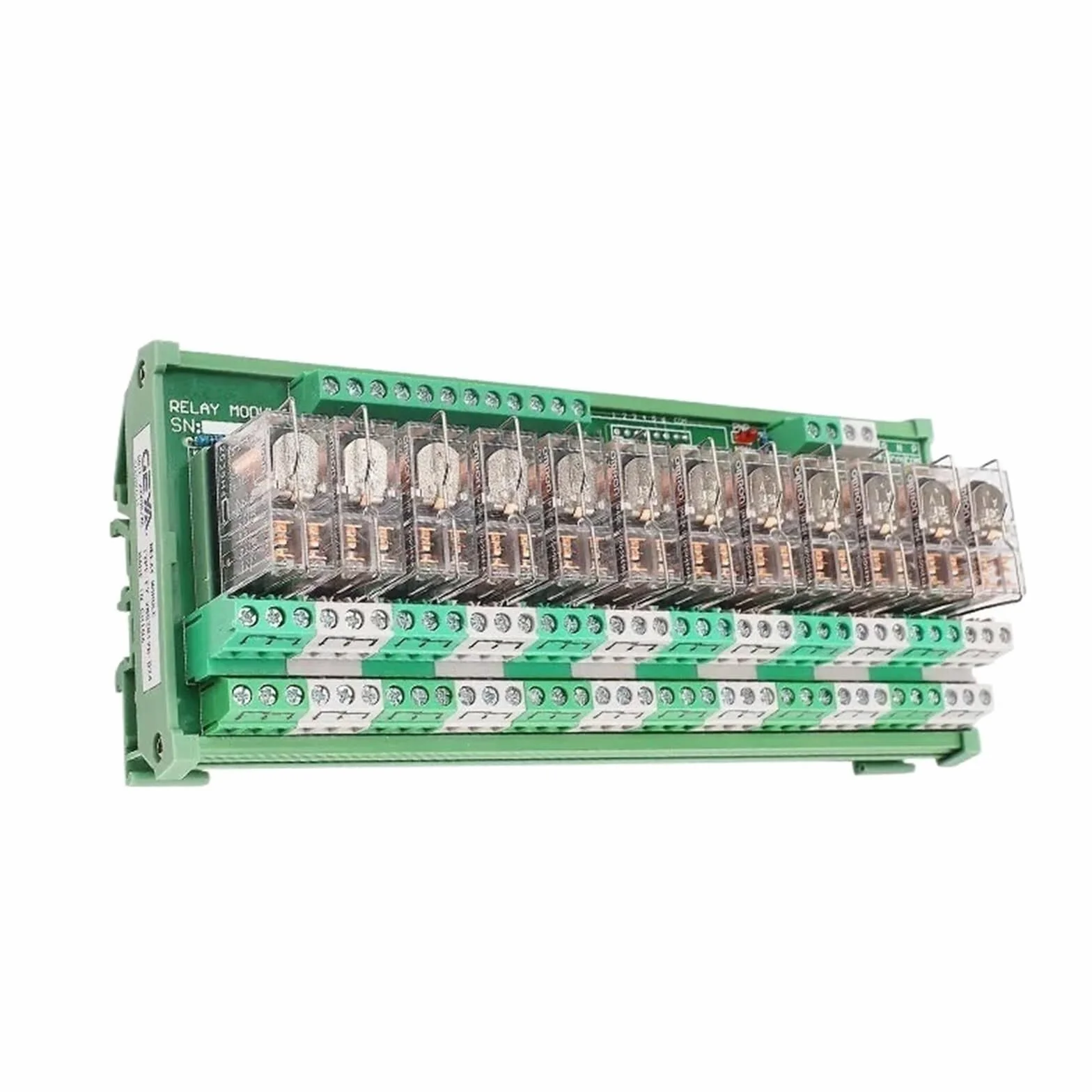 Modulo Relè 2NG2R 12 Canali 2NO 2NC 12VDC 24VDC Relè DPDT Scheda PCB(2NO2NC-12C-12VACDC)
